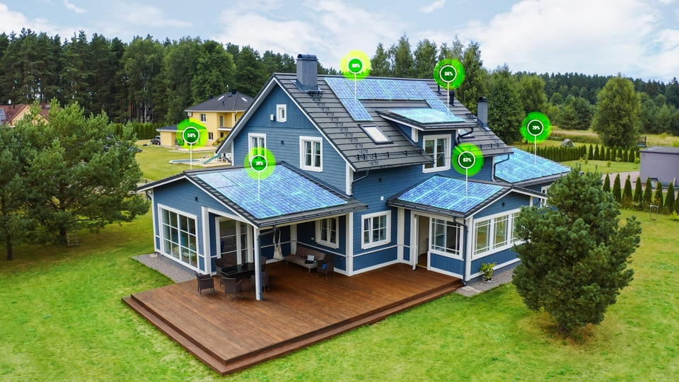vente maison avec panneaux photovoltaïques Alpes Maritimes